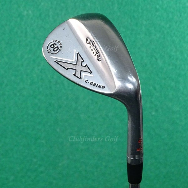 Callaway Golf X Forged Chrome 60-10 60 Lob Wedge Dynamic Gold Steel Wedge Flex