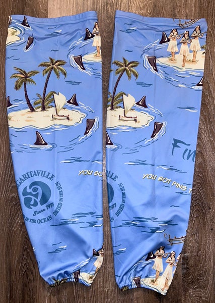 TOLEDO WALLEYE MARGARITAVILLE  GAME WORN SOCKS