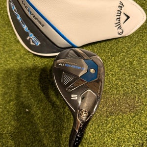 Callaway AI Smoke Max 5 24* Hybrid, Cypher 60 Regular Flex, RH