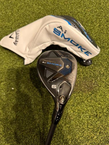Callaway AI Smoke Max HL 6 27* Hybrid, Cypher 60 Regular Flex, RH