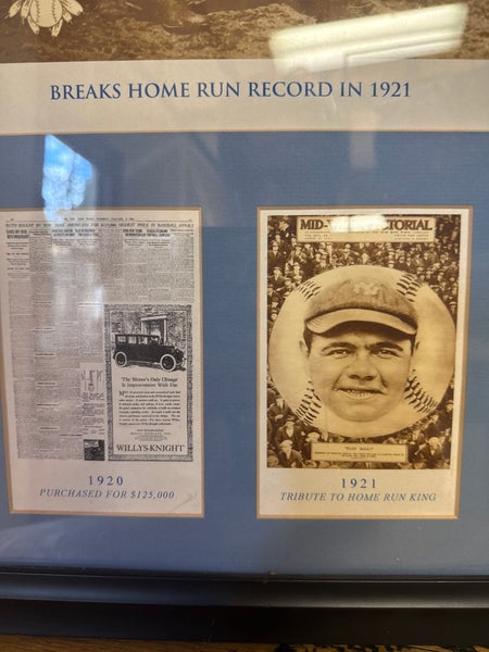 Babe Ruth Framed Memorbilia | SidelineSwap | Buy and Sell on SidelineSwap
