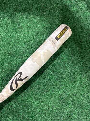 2025 Rawlings Icon Composite Bat USSSA Certified (-5) Composite 26 oz 31" (Used)