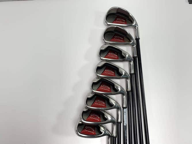 Callaway Big Bertha 2008 Iron Set 4-PW+GW 75g Regular Graphite Mens RH