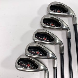 Callaway Big Bertha 2002 Iron Set 4-8 RCH 75i Regular Graphite Mens RH