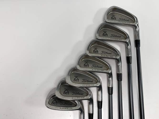 Titleist DCI Black Oversize + Iron Set 3-PW Select Stiff RH No 6 iron