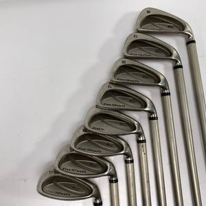 Wilson Fatshaft Iron Set 4-PW+SW FatShaft Ladies Graphite Womens RH