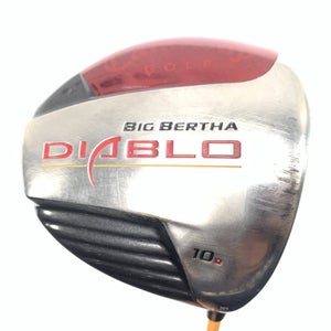 Callaway Big Bertha Diablo Driver 10* ProForce 75 Gold Stiff Graphite Mens RH