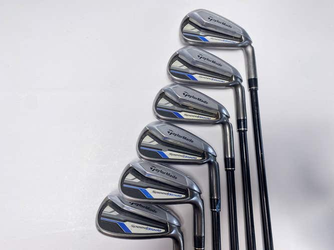 TaylorMade Speedblade Iron Set 4-PW VeloxT 65g Reg RH Midsize No 8 iron +1/2''
