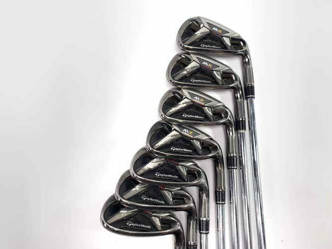 TaylorMade M2 Iron Set 6-PW+GW+SW REAX Regular Steel Mens RH