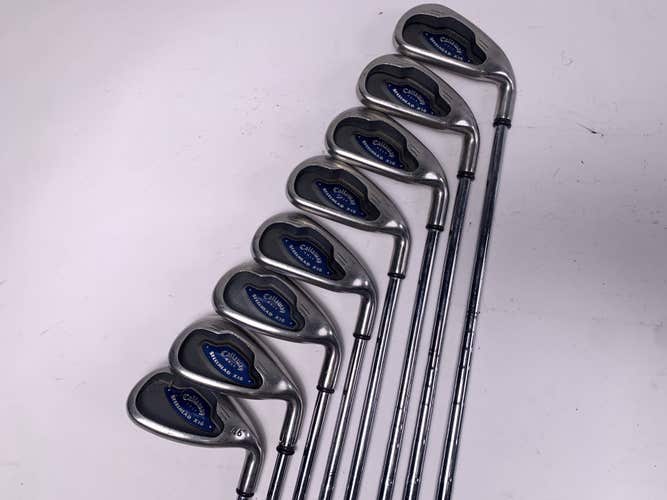 Callaway X-16 Iron Set 3-PW Uniflex Steel Mens RH
