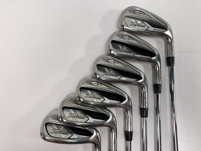 Titleist 718 AP1 Iron Set 5-PW True Temper AMT Red R300 Regular Steel Mens RH