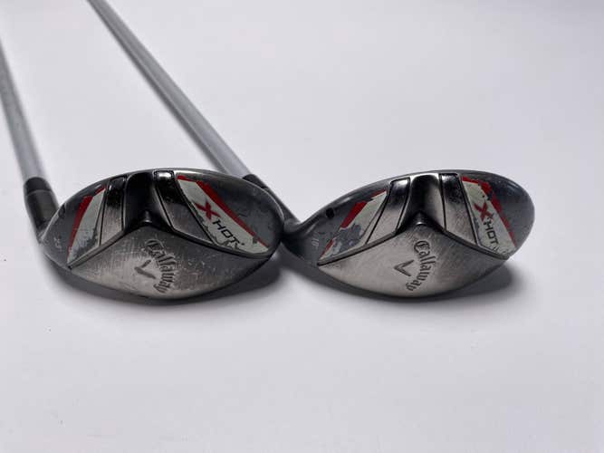 Callaway X Hot 2013  &  Hybrid Set 18* 23* Project X PXv 5.5 Regular Mens RH