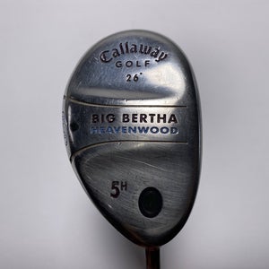 Callaway Big Bertha Heavenwood 5 Hybrid 26* Big Bertha Gems 55g Womens RH