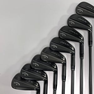 Callaway Apex TI Fusion Iron Set 4-PW+GW DG S300 Mid Tour Issue Stiff RH