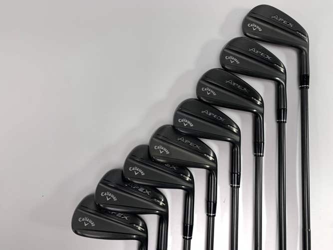 Callaway Apex TI Fusion Iron Set 4-PW+GW DG S300 Mid Tour Issue Stiff RH