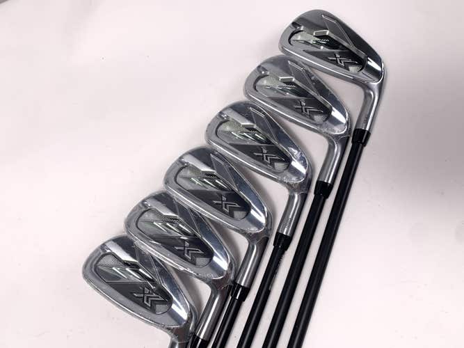 XXIO X 2022 Iron Set 5-PW Miyazaki AX-II Flex 4334 Stiff Graphite Mens RH NEW