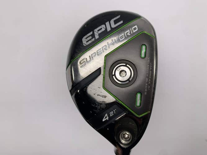 Callaway EPIC Super 4 Hybrid 21* AeroTech SteelFiber fc75 F3 Regular Mens RH HC