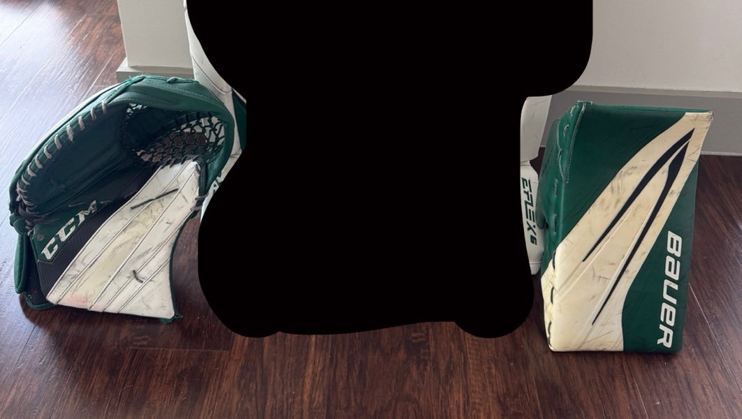 EFlex 5 Full Right Pro Stock & Bauer Hyperlite 2 Full Right Pro Blocker