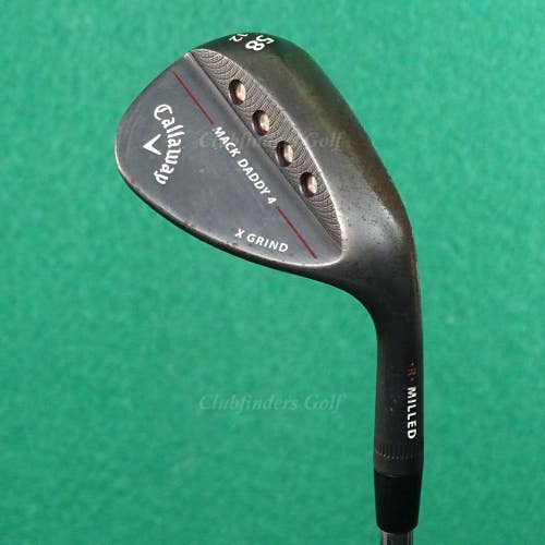 Callaway Mack Daddy 4 X-Grind Black 58-12 Lob Wedge DGTI 115 S200 Steel Stiff