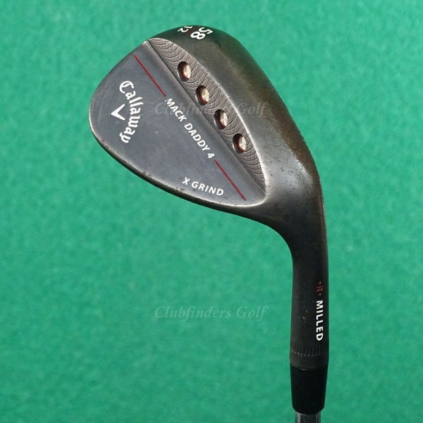 Callaway Mack Daddy 4 X-Grind Black 58-12 Lob Wedge DGTI 115 S200 Steel Stiff