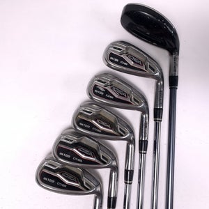 Adams Idea A12 OS Iron Set 6HY+7 Iron-PW+GW Idea Regular Steel Mens RH