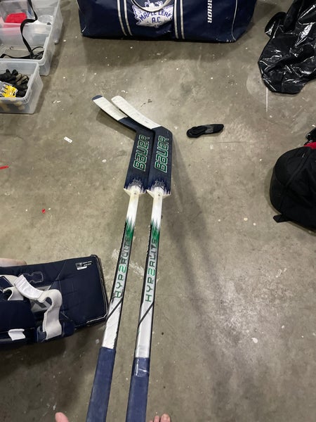 Senior Bauer Hyperlite 2 Regular Goalie Stick 25.5" Paddle Pro Stock (Used)
