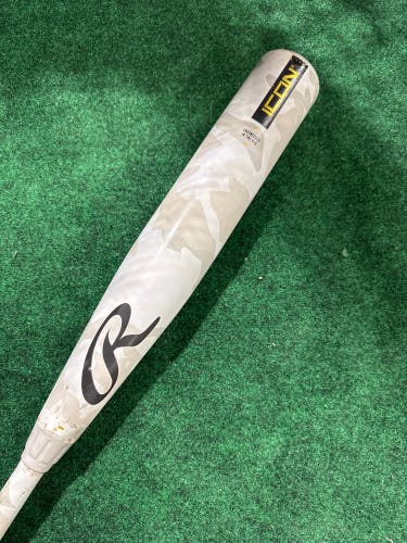 2025 Rawlings Icon Composite Bat USSSA Certified (-5) Composite 26 oz 31" (Used)