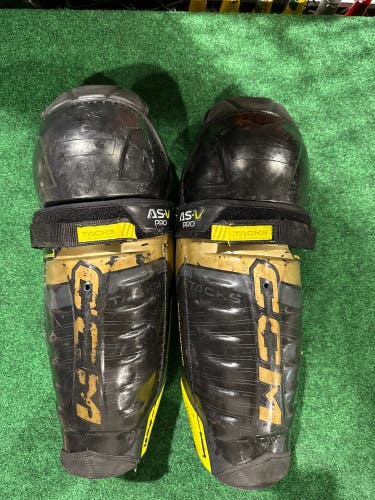 Senior CCM ASV Pro Shin Pads 14" (Used)