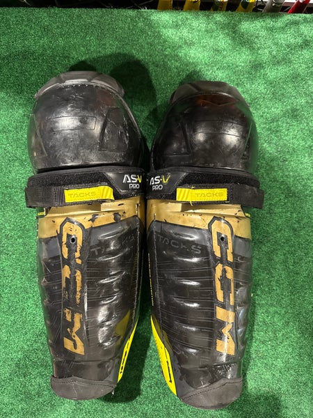 Senior CCM ASV Pro Shin Pads 14" (Used)