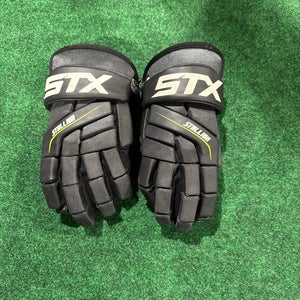 Black STX Stallion 200 Lacrosse Gloves Medium (Used)