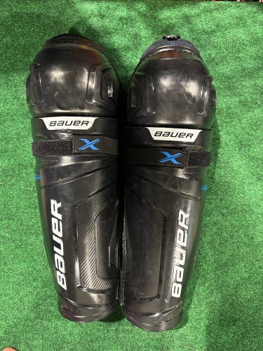 Senior Bauer X Shin Pads 15" (Used)