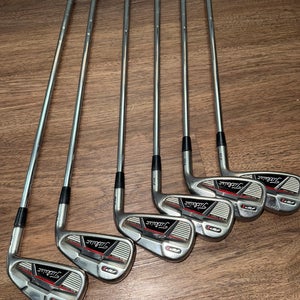 Men's Titleist 710 AP1 Right Handed Iron Set Stiff Flex 6 Pieces Graphite/Steel Shaft (Used)