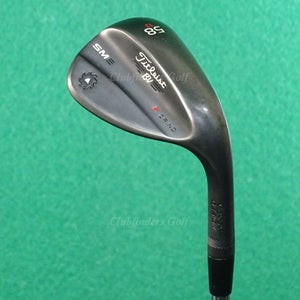 Titleist Vokey SM6 Black Raw 58-12K 58 Lob Wedge Vokey Design Steel Wedge Flex