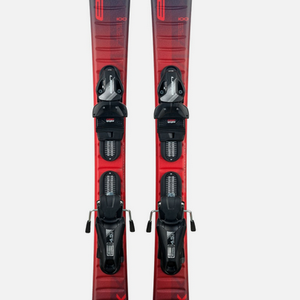 NEW Elan Maxx red Kids Skis 90cm Uflex Size Adjustable EL 4.5 GW Bindings on skis