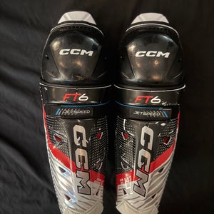 Senior CCM Jetspeed FT6 14" Shin Pads (Used)