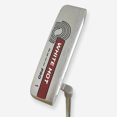 Odyssey White Hot Pro 1 Putter Right Handed Steel Shaft 34.5” W/ Headcover