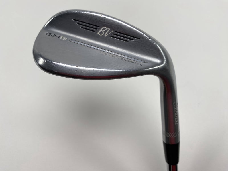 Titleist Vokey SM9 Tour Chrome Lob Wedge LW 58* 14 Bounce K-Grind Wedge Steel RH