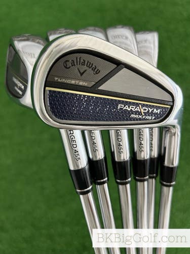 Callaway Paradym Forged Max Fast Iron Set 6-A / NS Pro Zelos 70 Stiff