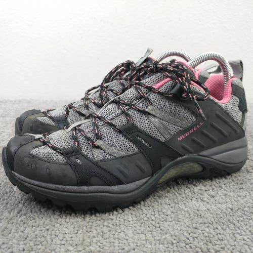 Merrell Siren Sport 2 Womens Size 8.5 Hiking Shoes Gray Pink Sneakers Low Top