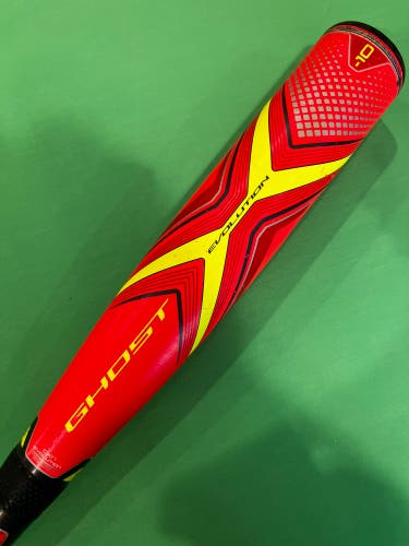 2019 Easton Ghost X Evolution Composite Bat USABat Certified (-10) Composite 19 oz 29" (Used)