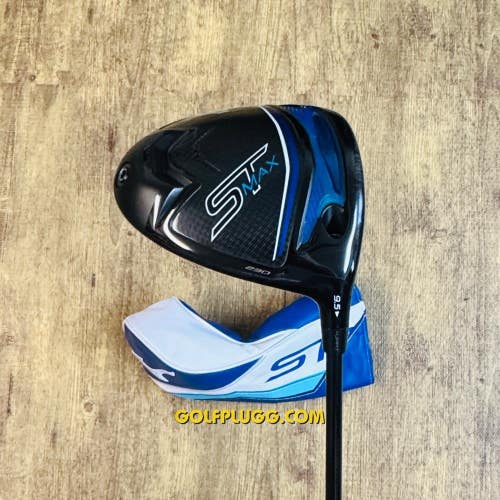9.5 Driver- Mizuno ST Max 230 w/ Headcover, Extra Stiff Flex (2261)