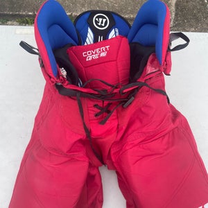 Warrior Covert QRE20 PRO Pro Stock Hockey Pants Large Red 1632