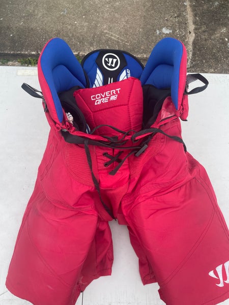 Warrior Covert QRE20 PRO Pro Stock Hockey Pants Large Red 1632