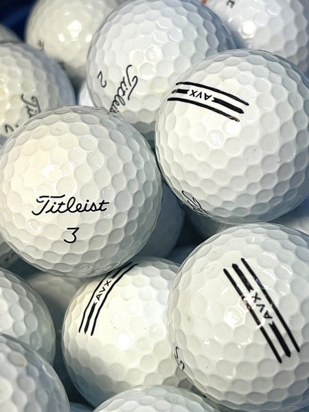 4 Dozen Premium AAA White Titleist AVX Used Golf Balls