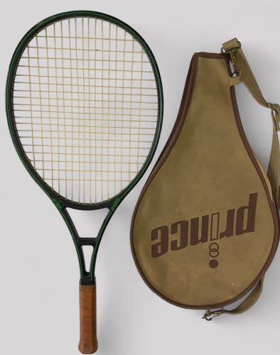 VTG Prince Graphite 110 Series 1 Green Stripe 4 1/4" Grip Tennis Racquet