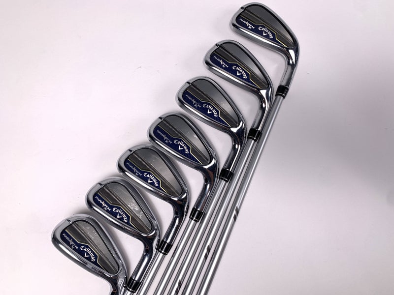 Callaway Paradym X Iron Set 6-PW+GW+SW Aldila Ascent 50g Senior Graphite Mens RH