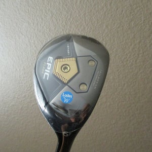 NEW WOMEN'S RIGHT HAND CALLAWAY EPIC FLASH STAR 26* #6 HYBRID UST ATTAS 40 LADIES FLEX + HC