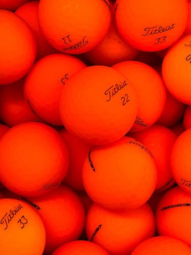 Titleist Orange Velocity.....12 Premium AAA Used Golf Balls