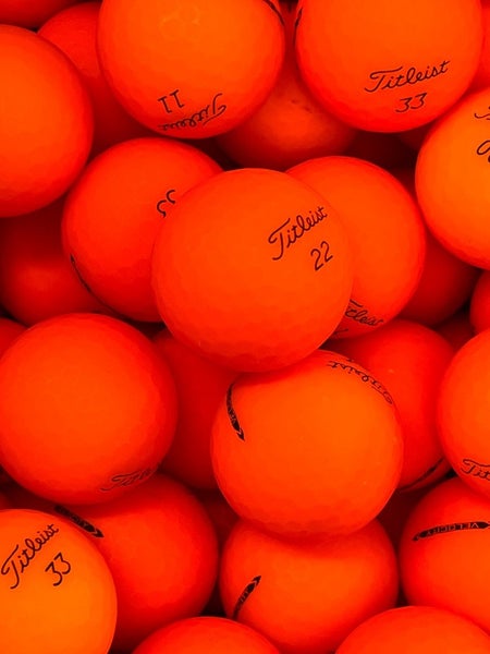 Titleist Orange Velocity.....12 Premium AAA Used Golf Balls