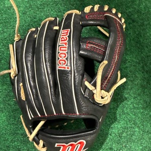 Black Marucci Acadia M Type RH Infield Baseball Glove 11.5" (Used)